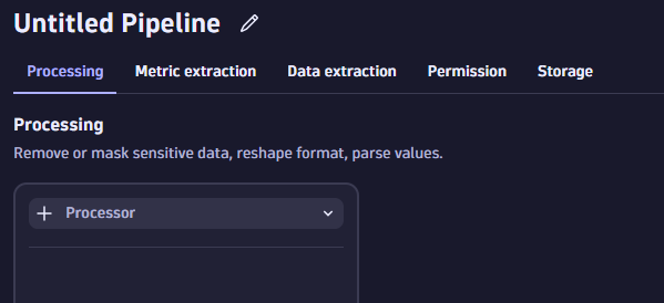 logs pipeline