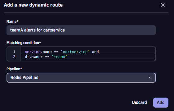 dynamic route