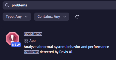 problems app on hub