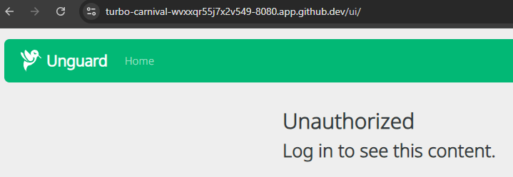 unguard unauthorized
